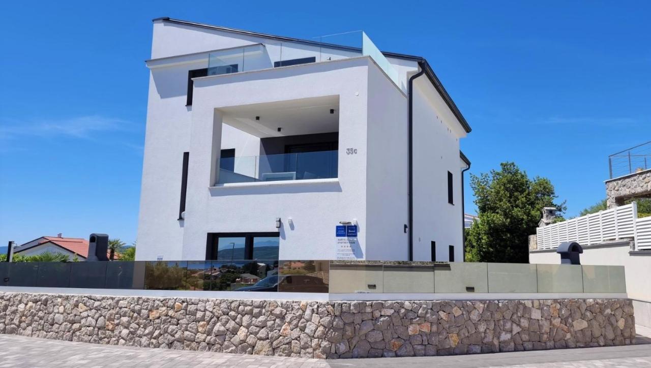 Bartol Luxury Apartments Krk Croatia, With Own Hot Tub - Whirlpool คิร์ก ภายนอก รูปภาพ